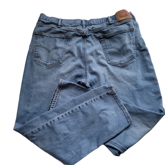 Levis 550 Jeans Distressed Work Pants - Picture 6 of 11